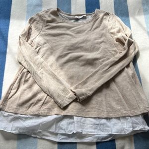 Vineyard Vines layered sweater blouse